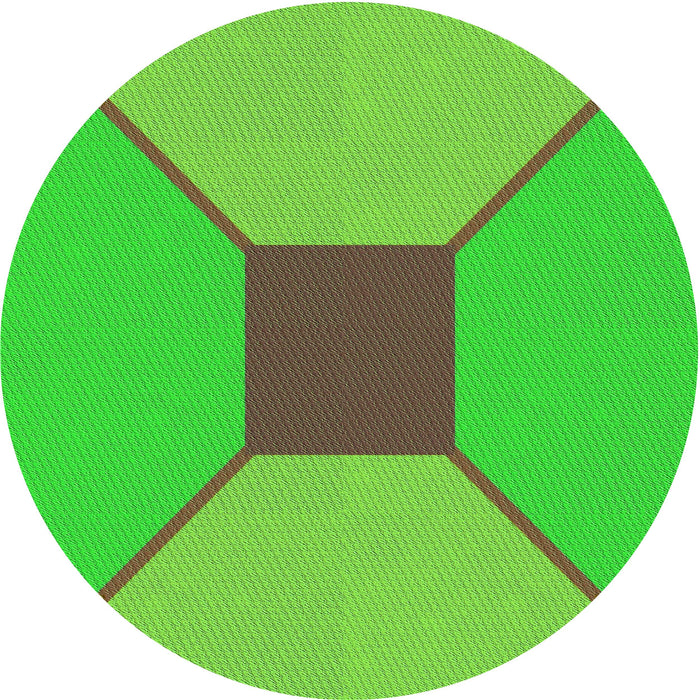 Square Machine Washable Transitional Dark Lime Green Rug in a Living Room, wshpat3366grn