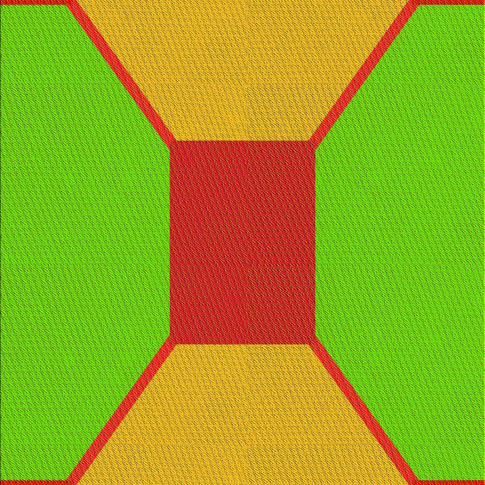 Patterned Bright Green Rug, pat3366yw