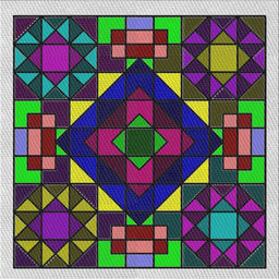 Sideview of Machine Washable Transitional Dark Purple Rug, wshpat3367