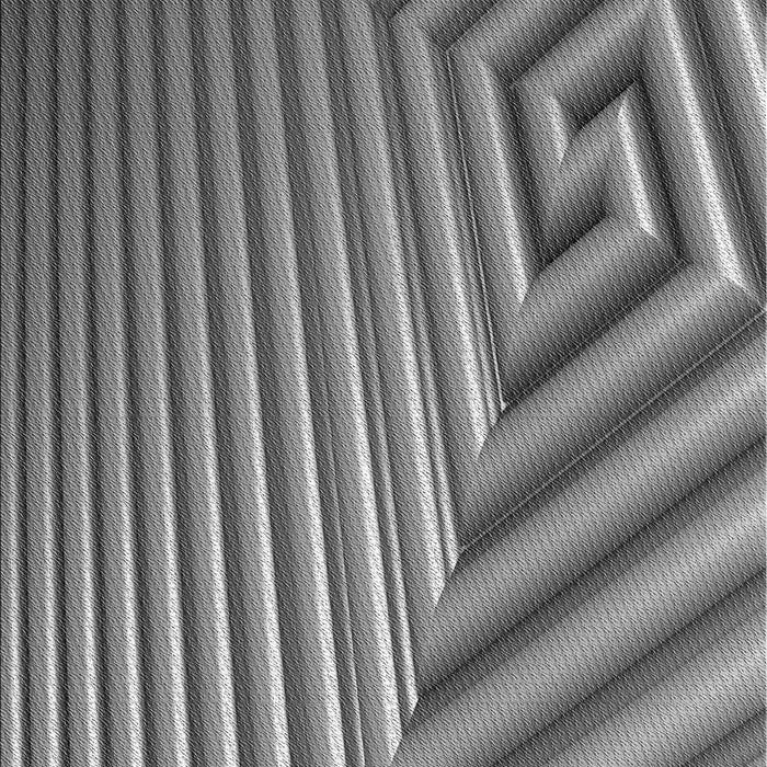 Machine Washable Transitional Dark Gray Rug, wshpat3368gry