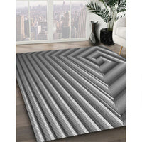 Patterned Dark Gray Rug, pat3368gry