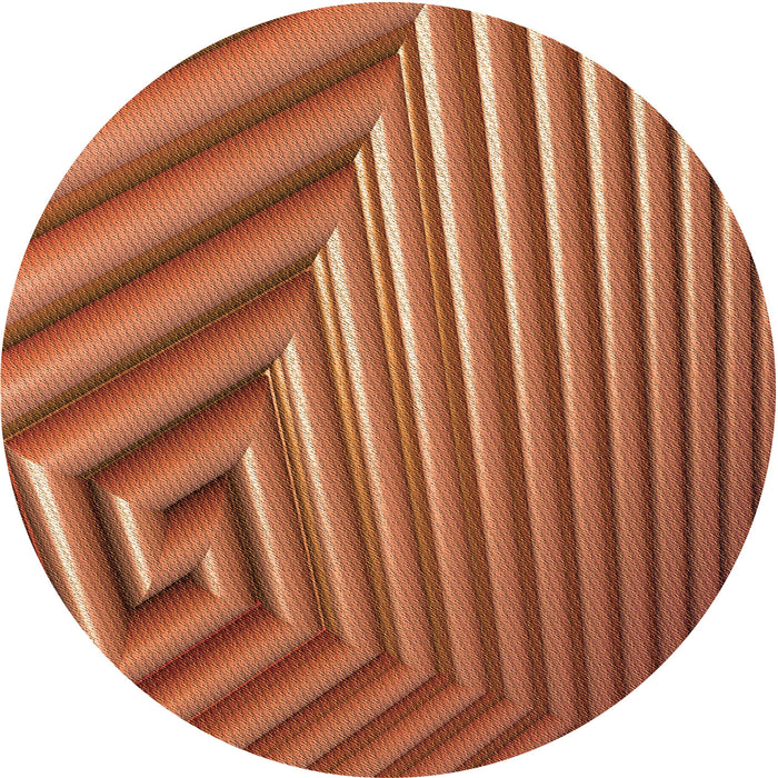 Square Machine Washable Transitional Mahogany Brown Rug in a Living Room, wshpat3368org