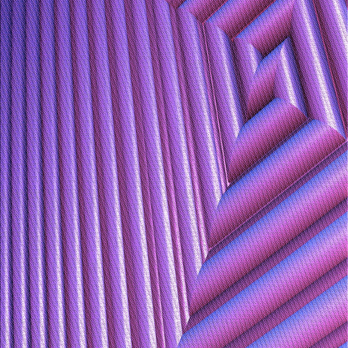 Machine Washable Transitional Purple Rug, wshpat3368pur