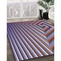 Patterned Purple Novelty Rug, pat3368