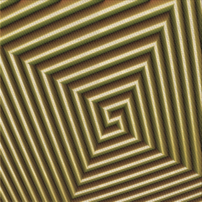 Round Patterned Metallic Gold Rug, pat3369brn