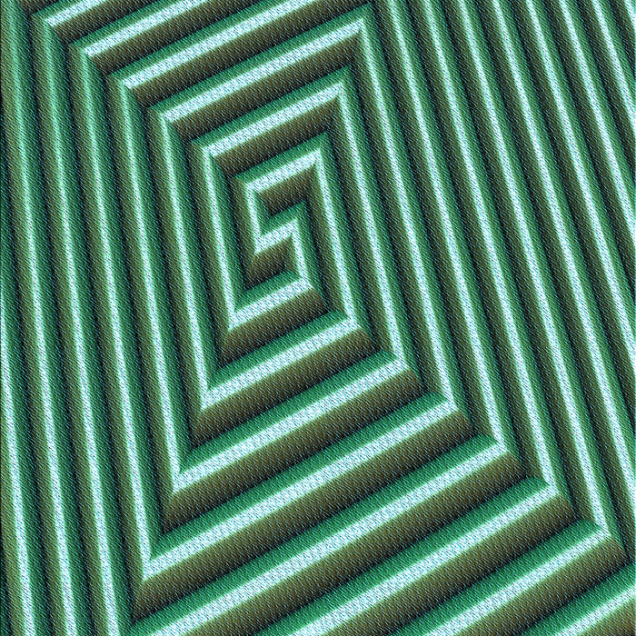 Patterned Mint Green Rug, pat3369lblu