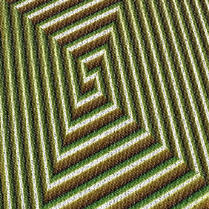 Patterned Avocado Green Novelty Rug, pat3369