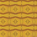 Square Patterned Deep Yellow Novelty Rug, pat336