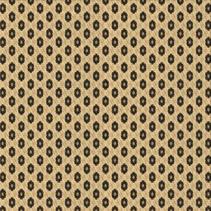 Round Patterned Red Brown Rug, pat337brn