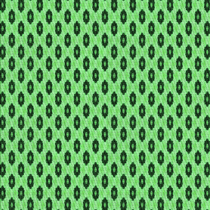 Patterned Emerald Green Rug, pat337grn