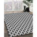 Patterned Gray Rug in Family Room, pat337gry