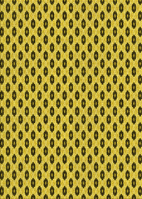 Machine Washable Transitional Yellow Rug, wshpat337yw