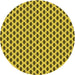 Square Patterned Yellow Rug, pat337yw