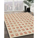 Patterned Vanilla Gold Rug in Family Room, pat3370brn