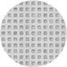 Square Patterned Platinum Gray Rug, pat3370gry