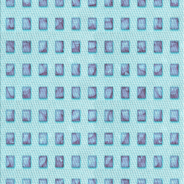 Patterned Iceberg Blue Rug, pat3370lblu