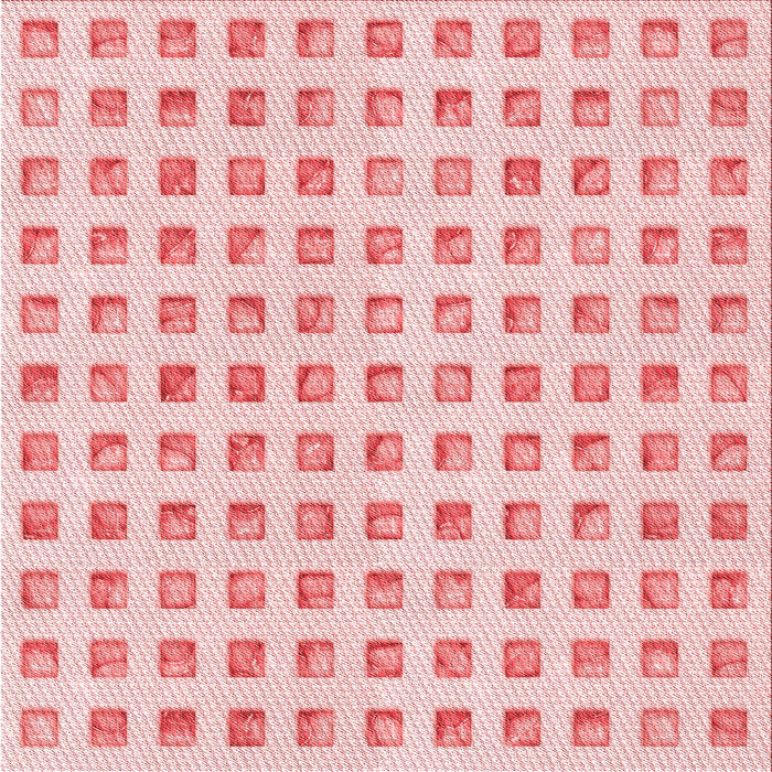 Round Patterned Light Red Pink Rug, pat3370rd