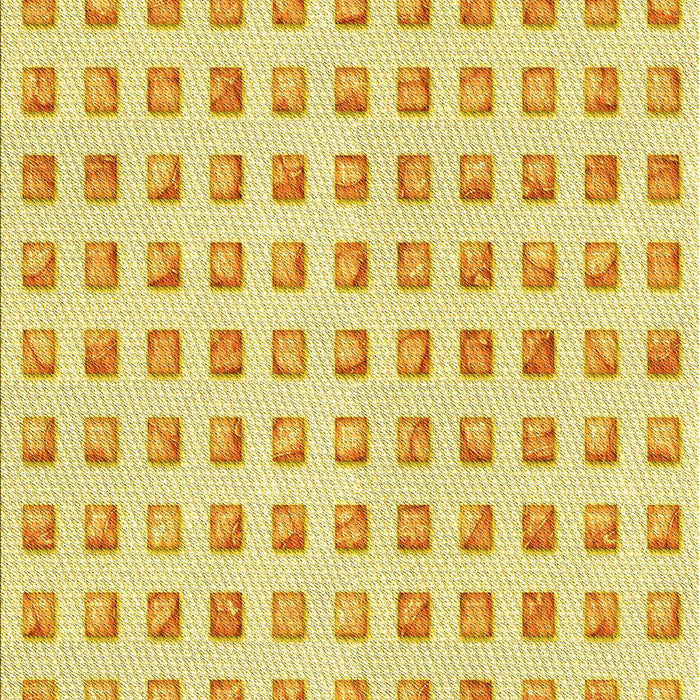 Machine Washable Transitional Yellow Rug, wshpat3370yw