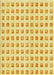 Patterned Yellow Rug, pat3370yw