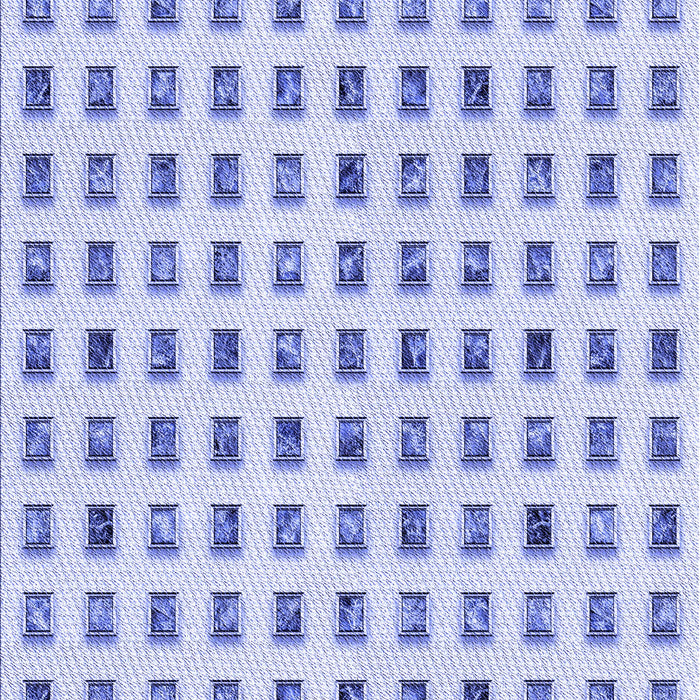 Patterned Blue Rug, pat3371blu