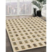 Patterned Golden Blonde Gold Rug in Family Room, pat3371brn