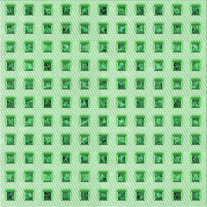 Round Machine Washable Transitional Green Rug, wshpat3371grn