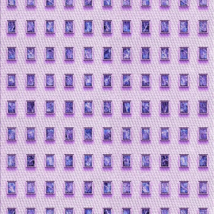 Machine Washable Transitional Purple Rug, wshpat3371pur