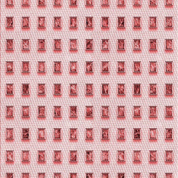 Patterned Red Rug, pat3371rd