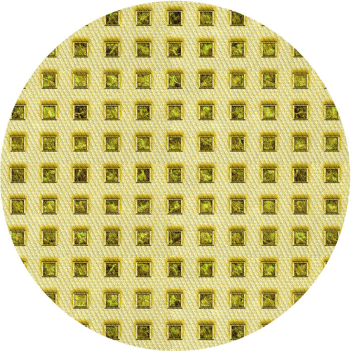 Square Patterned Brown Rug, pat3371yw