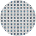 Square Machine Washable Transitional Water Blue Rug, wshpat3371