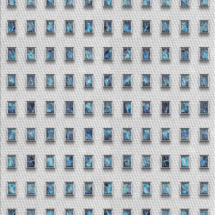 Machine Washable Transitional Water Blue Rug, wshpat3371