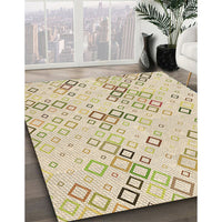 Patterned Vanilla Gold Rug, pat3372brn