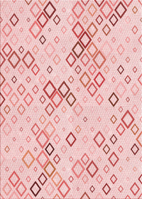 Machine Washable Transitional Light Rose Pink Rug, wshpat3372rd