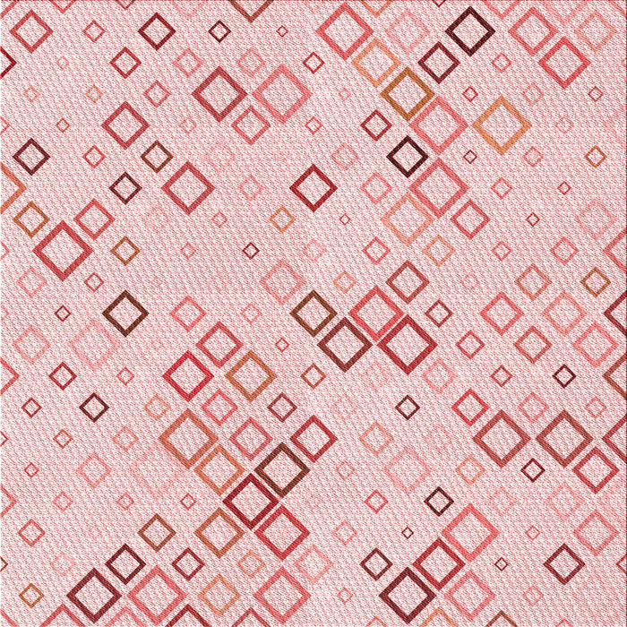 Round Patterned Light Rose Pink Rug, pat3372rd