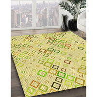 Patterned Brown Rug, pat3372yw