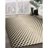 Patterned Vanilla Gold Rug, pat3373brn