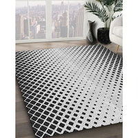 Patterned Platinum Gray Rug, pat3373gry