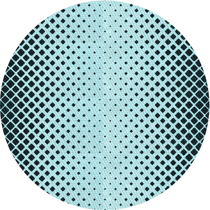 Square Patterned Blue Rug, pat3373lblu