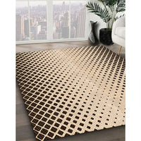 Patterned Golden Blonde Gold Rug, pat3373org