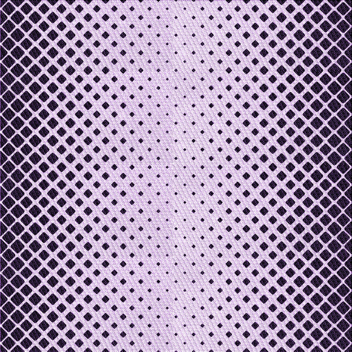 Round Patterned Purple Rug, pat3373pur