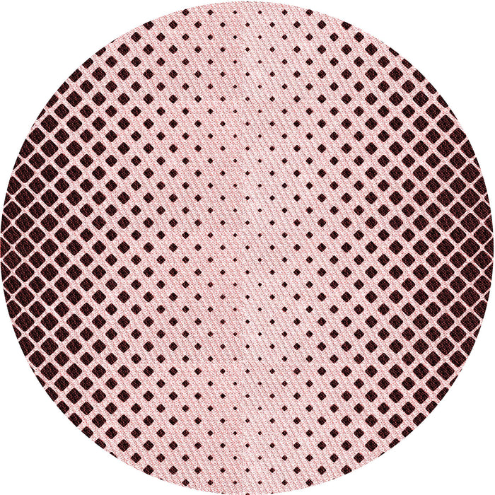 Square Patterned Brown Red Rug, pat3373rd