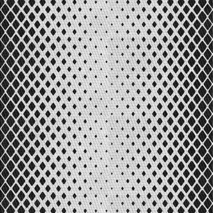 Patterned Light Black Novelty Rug, pat3373