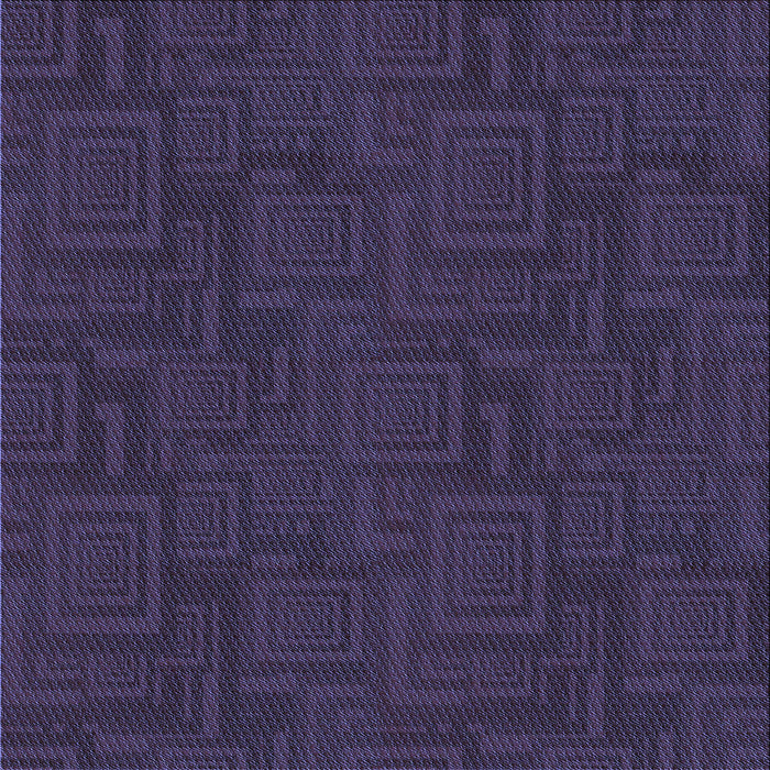 Round Machine Washable Transitional Deep Periwinkle Purple Rug, wshpat3374blu