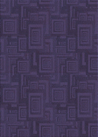 Machine Washable Transitional Deep Periwinkle Purple Rug, wshpat3374blu