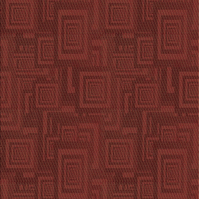 Patterned Dark Red Rug, pat3374brn
