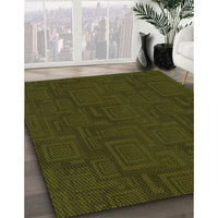 Patterned Red Rug, pat3374grn