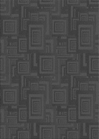 Machine Washable Transitional Carbon Gray Rug, wshpat3374gry