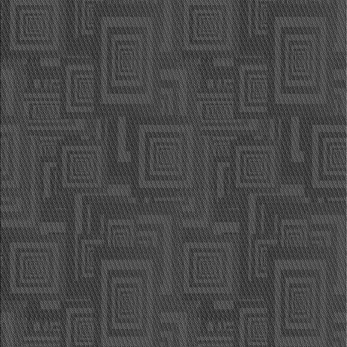 Machine Washable Transitional Carbon Gray Rug, wshpat3374gry