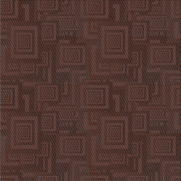 Round Patterned Coffee Brown Rug, pat3374lblu