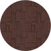 Square Machine Washable Transitional Coffee Brown Rug in a Living Room, wshpat3374lblu